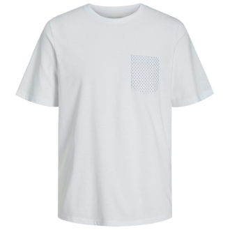 T-Shirt mit Brusttasche weiß_WHITE | 3XL