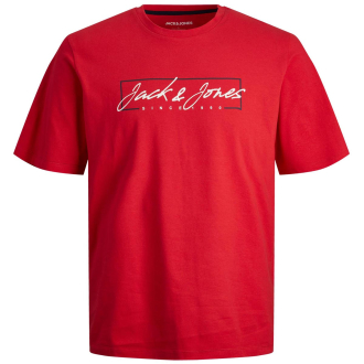 T-Shirt mit Logo-Print rot_TRUE RED | 3XL