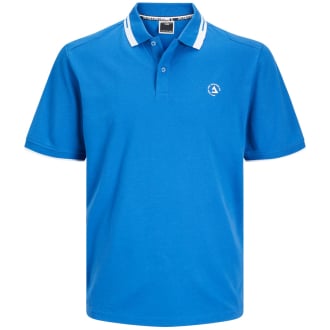 Poloshirt mit Kontrastdetails kornblau_BLUE IOLITE | 3XL