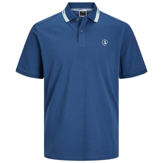 Poloshirt mit Kontrastdetails jeansblau_ENSIGN BLUE | 3XL