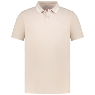 Poloshirt mit Kontrastdetails grau_PURE CASHMERE | 3XL