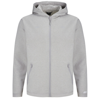 Kapuzenjacke mit Stretch hellgrau_LIGHT GREY MELANGE | 3XL