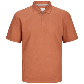 Poloshirt aus Baumwollmischung cognac_SUNBURN | 3XL