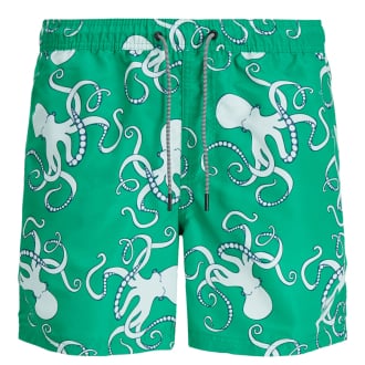 Badeshorts mit Allover-Print grün_GREEN BEE | W46