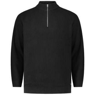 Strickpullover aus Baumwollmischung schwarz_BLACK | 3XL
