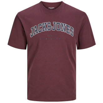 T-Shirt mit Label-Print weinrot_VINEYARD WINE | 3XL