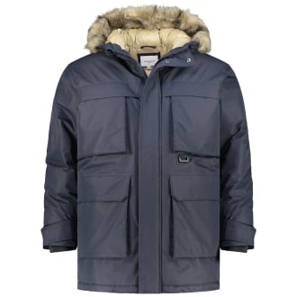 Parka mit abnehmbarem Kunstfellkragen, wasserabweisend dunkelblau_DARK NAVY/NO BADGE | 3XL