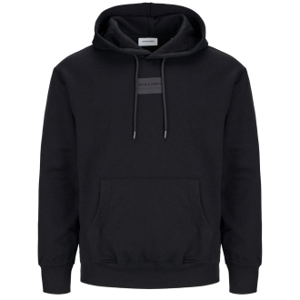 Hoodie aus Baumwollmischung schwarz_BLACK/SCAN | 3XL