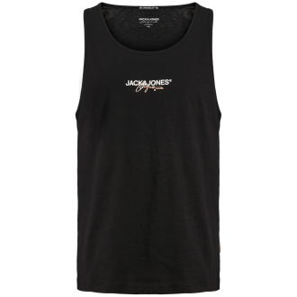 Tanktop mit Label-Print schwarz_TAP SHOE | 3XL