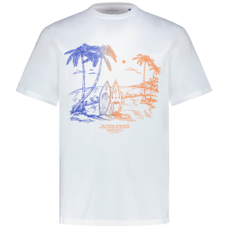 T-Shirt mit Print weiß_BRIGHT WHITE | 3XL