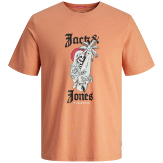 T-Shirt mit Skull-Print orange_CANYON SUNSET | 3XL