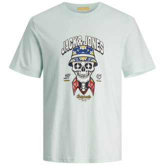 T-Shirt mit Skull-Print mint_SKYLIGHT | 3XL