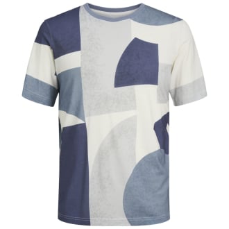 T-Shirt aus Lyocell-Mischung blau/grau_VAPOROUS GRAY | 3XL