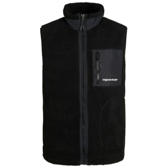 Teddyfleece-Weste schwarz_BLACK | 4XL