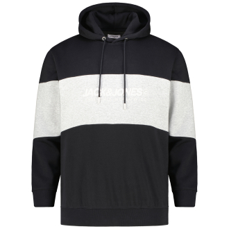Hoodie aus Baumwollmischung schwarz_BLACK | 3XL