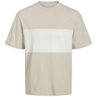 T-Shirt aus Baumwolle beige_MOONBEAM | 3XL