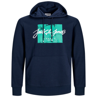 Hoodie mit Print blau_NAVY BLAZER | 3XL