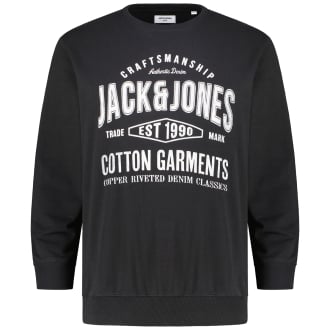 Sweatshirt aus Baumwolle schwarz_BLACK | 3XL