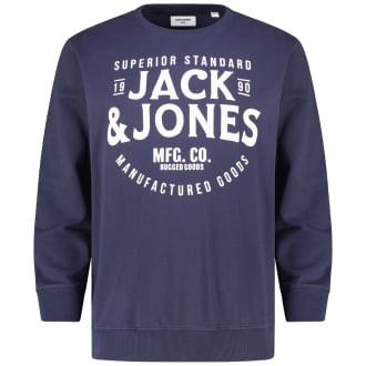 Sweatshirt aus Baumwolle blau_NAVY BLAZER | 3XL