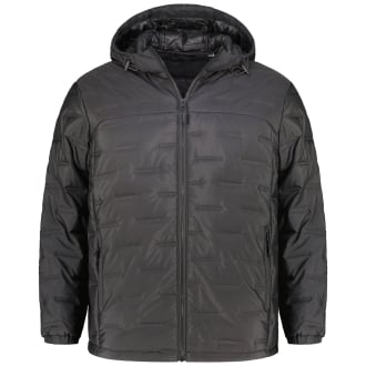 Wattierte Steppjacke, wasserabweisend schwarz_BLACK | 3XL