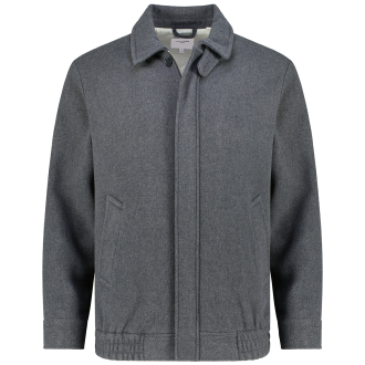 Jacke aus Wollmischung dunkelgrau_DARK GREY MELANGE | 3XL