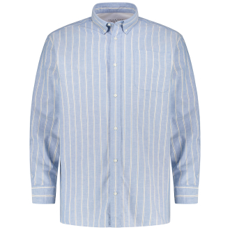 Freizeithemd mit Elasthan hellblau_CHAMBRAY BLUE/SLIM FIT | 5XL