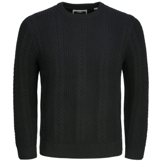 Strickpullover schwarz_BLACK | 5XL