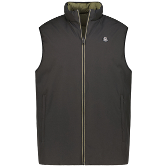 Wattierte Wendeweste schwarz_BLACK | 4XL