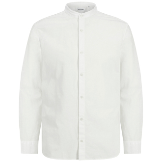 Freizeithemd mit Leinen weiß_WHITE | 3XL