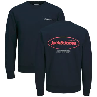 Sweatshirt mit Print auf Vorder- und Rückseite marine_SKY CAPTAIN | 3XL