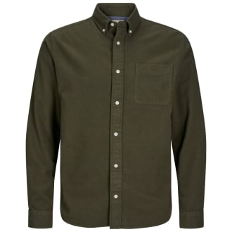 Freizeithemd aus Baumwolle grün_PEAT/FIT SOLID | 4XL