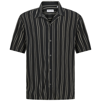 Freizeithemd aus Viskose schwarz_BLACK | 3XL