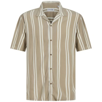 Freizeithemd aus Viskose beige_CROCKERY | 3XL