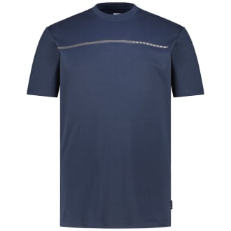 T-Shirt mit Label-Print marine_SKY CAPTAIN | 3XL