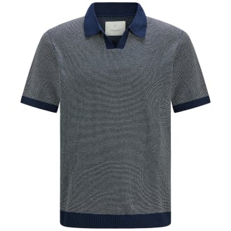 Poloshirt aus Baumwolle blau_NAVAL ACADEMY | 3XL