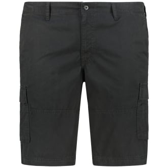 Cargo-Shorts aus Baumwolle schwarz_BLACK | W54