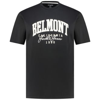 T-Shirt mit Print schwarz_BLACK | 3XL