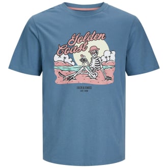 T-Shirt mit Motiv-Print blau_OCEANVIEW | 3XL