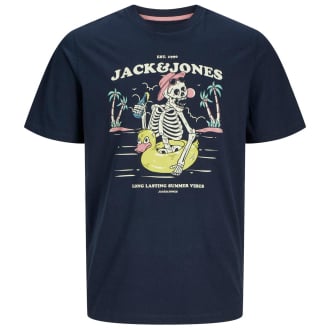 T-Shirt mit Motiv-Print marine_SKY CAPTAIN | 3XL