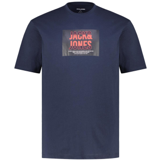 T-Shirt mit Label-Print marine_SKY CAPTAIN | 3XL