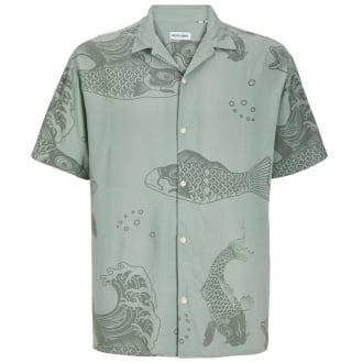 Freizeithemd aus Viskose grün_ICEBERG GREEN | 3XL