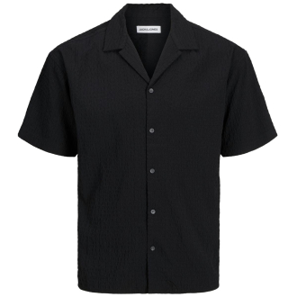Leichtes Freizeithemd mit Stretch, atmungsaktiv schwarz_BLACK | 3XL