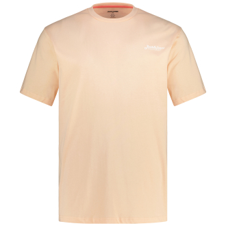 T-Shirt mit Label-Print pfirsich_PEACH PARFAIT | 5XL