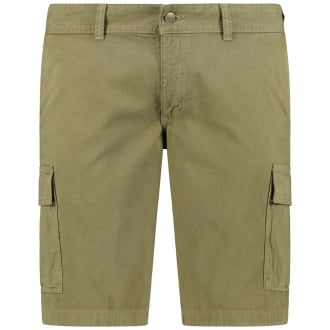 Cargo-Shorts aus Baumwolle oliv_OLIVE NIGHT | W46