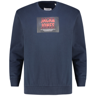 Sweatshirt mit Label-Print marine_SKY CAPTAIN | 3XL