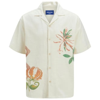 Freizeithemd aus Baumwolle cremeweiß_ANTIQUE WHITE | 3XL