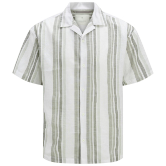 Freizeithemd aus Leinenmischung oliv_VETIVER | 3XL