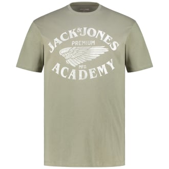 T-Shirt mit Label-Print oliv_VETIVER | 3XL