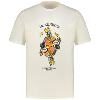 T-Shirt mit Motiv-Print cremeweiß_ANTIQUE WHITE | 3XL