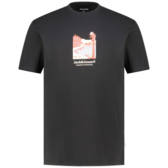T-Shirt mit Motiv-Print schwarz_BLACK | 3XL
